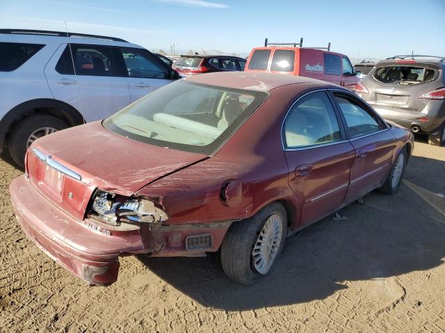 1MEFM50U32G605752 - 2002 MERCURY SABLE GS RED photo 3