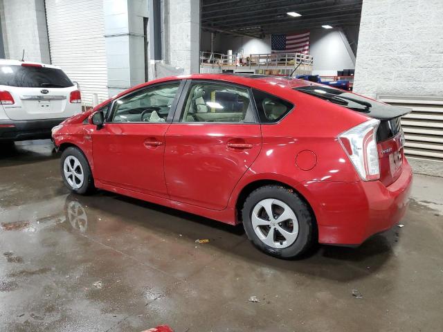 JTDKN3DU7E1771436 - 2014 TOYOTA PRIUS RED photo 2