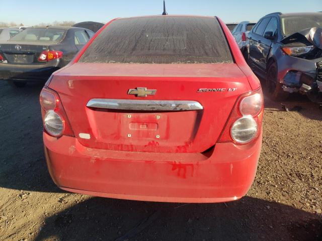 1G1JC5SH7D4190415 - 2013 CHEVROLET SONIC LT RED photo 6