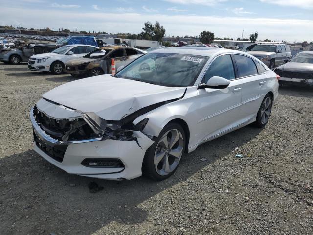 1HGCV1F91JA131011 - 2018 HONDA ACCORD TOURING WHITE photo 1