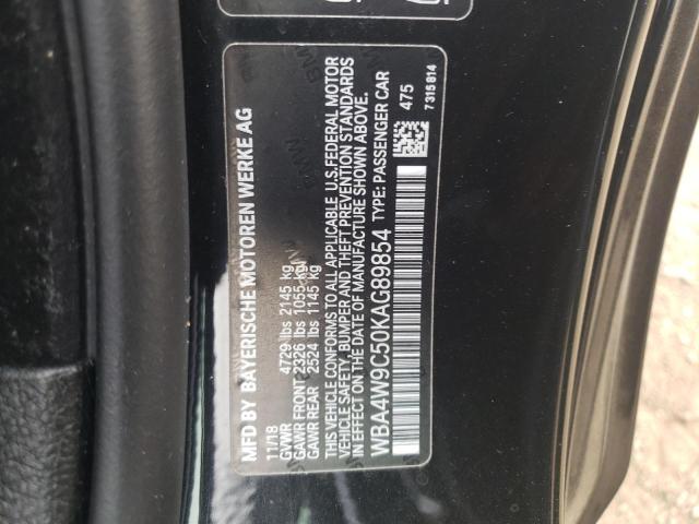 WBA4W9C50KAG89854 - 2019 BMW 440XI BLACK photo 13