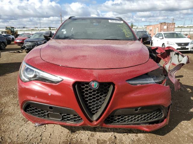 ZASFAKNN9J7B86127 - 2018 ALFA ROMEO STELVIO TI SPORT RED photo 5