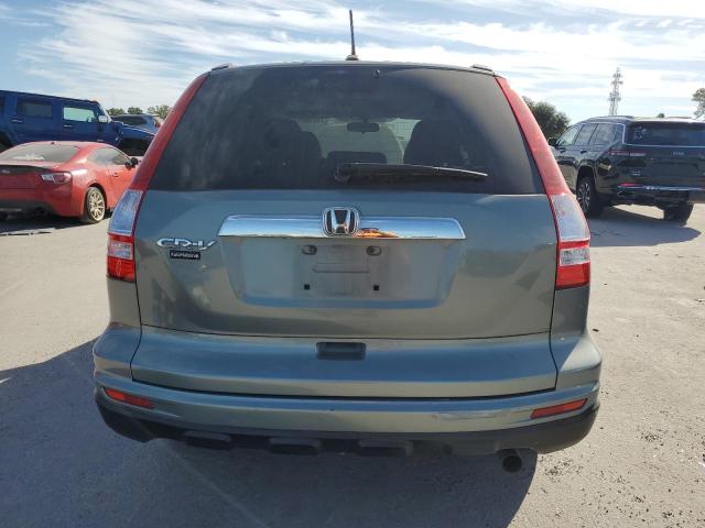 JHLRE3H78BC005351 - 2011 HONDA CR-V EXL TURQUOISE photo 6