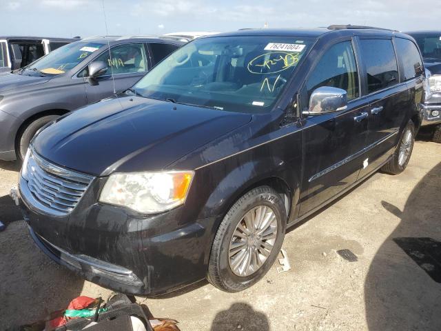 2C4RC1CG6FR514821 - 2015 CHRYSLER TOWN & COU TOURING L BLACK photo 1