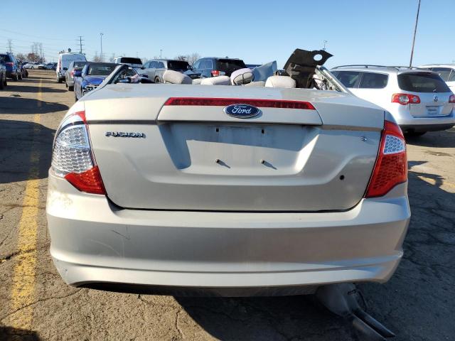 3FAHP0GA1AR422458 - 2010 FORD FUSION S BEIGE photo 6