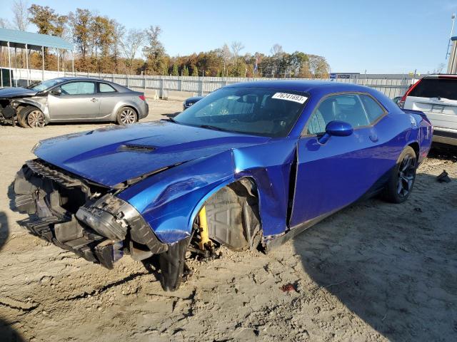 2C3CDZAG4JH161745 - 2018 DODGE CHALLENGER SXT BLUE photo 1