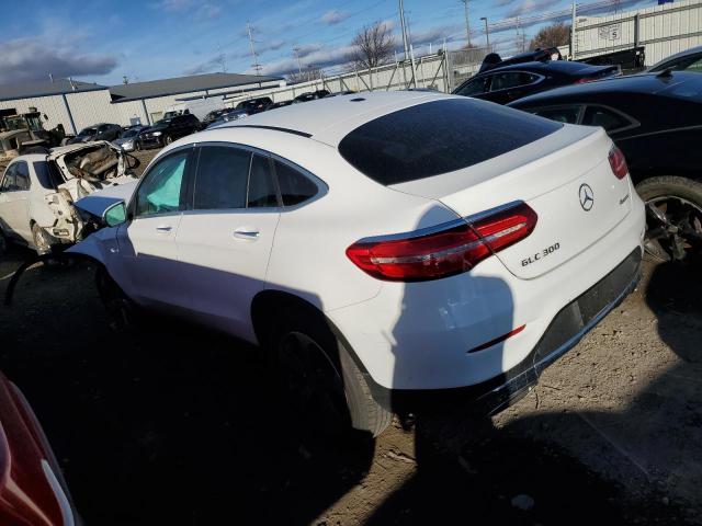 WDC0J4KB4HF147735 - 2017 MERCEDES-BENZ GLC COUPE 300 4MATIC WHITE photo 2