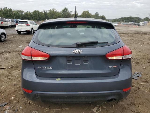 KNAFX5A84E5160882 - 2014 KIA FORTE EX BLUE photo 6