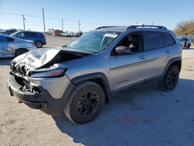 1C4PJMBS6FW776849 - 2015 JEEP CHEROKEE TRAILHAWK SILVER photo 1