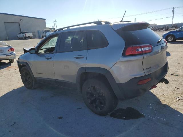 1C4PJMBS6FW776849 - 2015 JEEP CHEROKEE TRAILHAWK SILVER photo 2