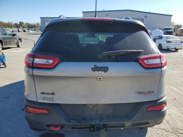 1C4PJMBS6FW776849 - 2015 JEEP CHEROKEE TRAILHAWK SILVER photo 6