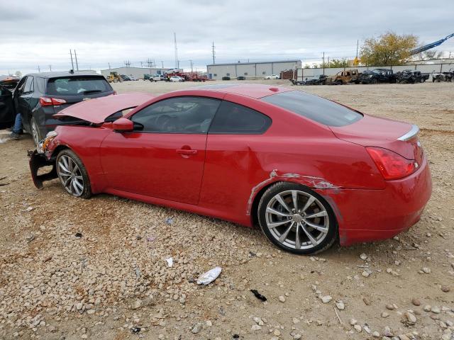 JNKCV64E68M120735 - 2008 INFINITI G37 BASE RED photo 2