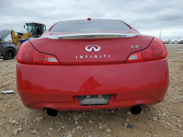 JNKCV64E68M120735 - 2008 INFINITI G37 BASE RED photo 6