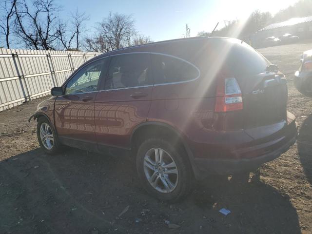 JHLRE4H77BC016735 - 2011 HONDA CR-V EXL BURGUNDY photo 2