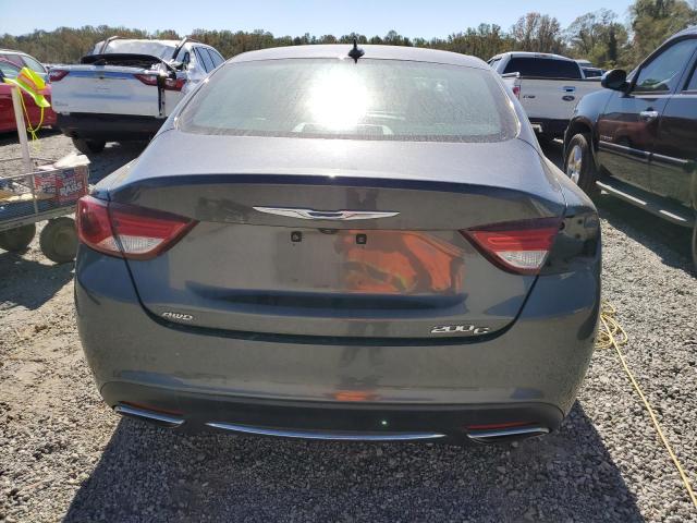 1C3CCCEG5FN668789 - 2015 CHRYSLER 200 C CHARCOAL photo 6