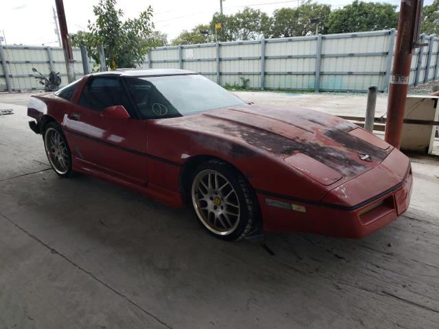 1G1YY2187H5130571 - 1987 CHEVROLET CORVETTE RED photo 4