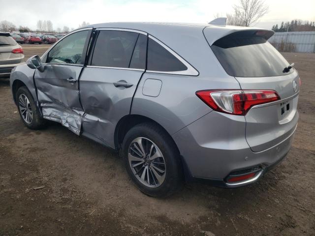 5J8TB4H72JL806102 - 2018 ACURA RDX ADVANCE SILVER photo 2