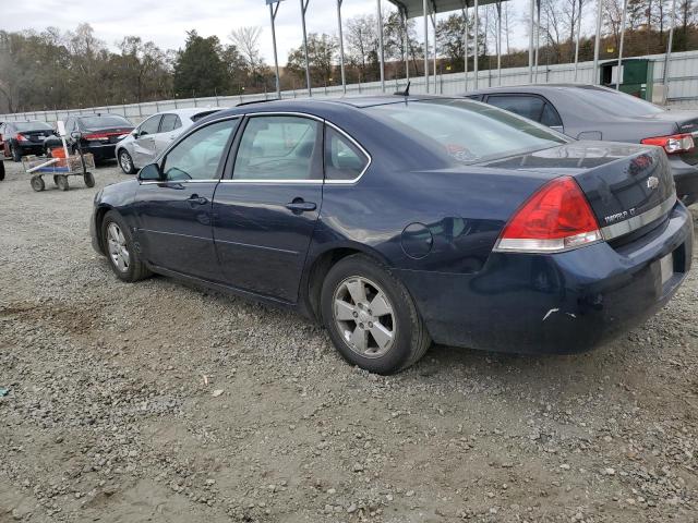 2G1WT58K489176211 - 2008 CHEVROLET IMPALA LT BLUE photo 2