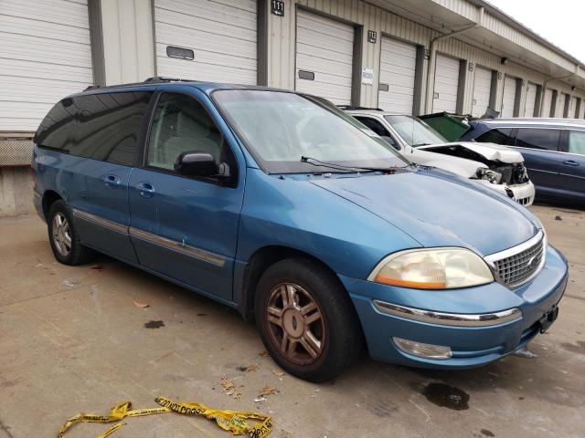 2FMZA524X2BA46272 - 2002 FORD WINDSTAR SE BLUE photo 4