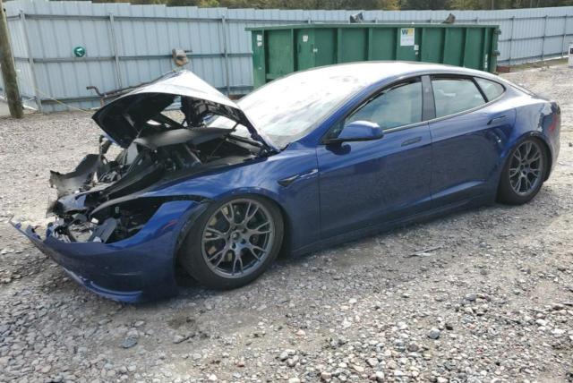 5YJSA1E55PF523641 - 2023 TESLA MODEL S Կապույտ լուսանկար 1