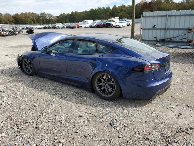 5YJSA1E55PF523641 - 2023 TESLA MODEL S Կապույտ լուսանկար 2