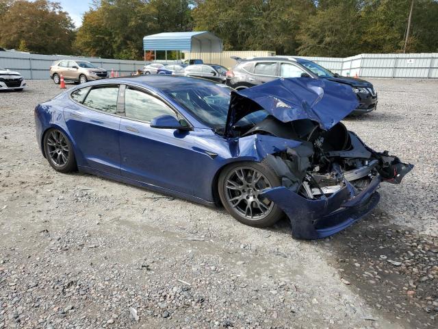 5YJSA1E55PF523641 - 2023 TESLA MODEL S Կապույտ լուսանկար 4
