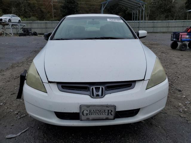 1HGCM56314A095654 - 2004 HONDA ACCORD LX WHITE photo 5