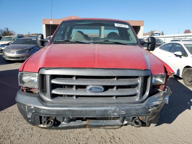 1FDNX20L2XED30576 - 1999 FORD F250 SUPER DUTY RED photo 5