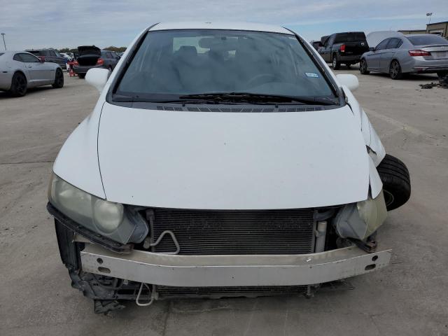 2HGFA16629H342178 - 2009 HONDA CIVIC LX-S თეთრი ფოტო 5