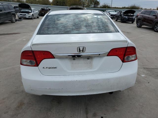 2HGFA16629H342178 - 2009 HONDA CIVIC LX-S თეთრი ფოტო 6