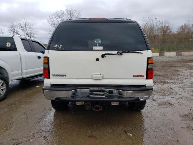 1GKEK13T56J127751 - 2006 GMC YUKON WHITE photo 6