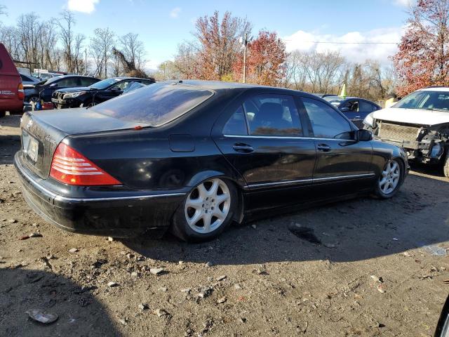 WDBNG83J85A454291 - 2005 MERCEDES-BENZ S 430 4MATIC BLACK photo 3