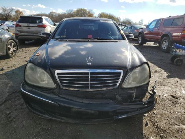 WDBNG83J85A454291 - 2005 MERCEDES-BENZ S 430 4MATIC BLACK photo 5