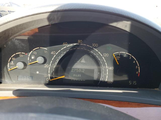 WDBNG83J85A454291 - 2005 MERCEDES-BENZ S 430 4MATIC BLACK photo 9