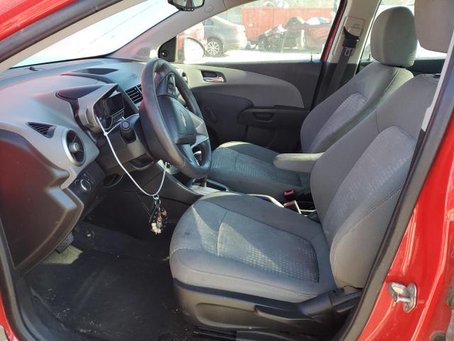 1G1JA5SH9E4168018 - 2014 CHEVROLET SONIC LS 红色 照片 7