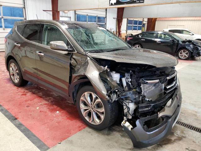 5XYZUDLA4DG115854 - 2013 HYUNDAI SANTA FE S BROWN photo 4