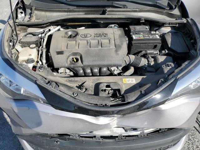 JTNKHMBX7L1073122 - 2020 TOYOTA C-HR XLE SILVER photo 12