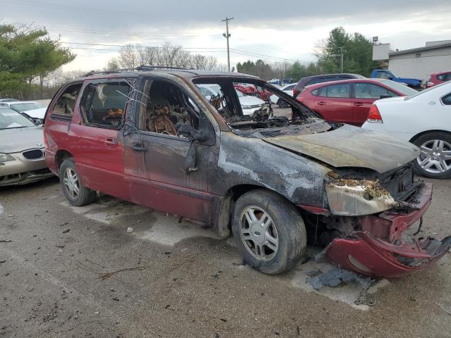 2FMZA52264BA07440 - 2004 FORD FREESTAR SEL RED photo 4