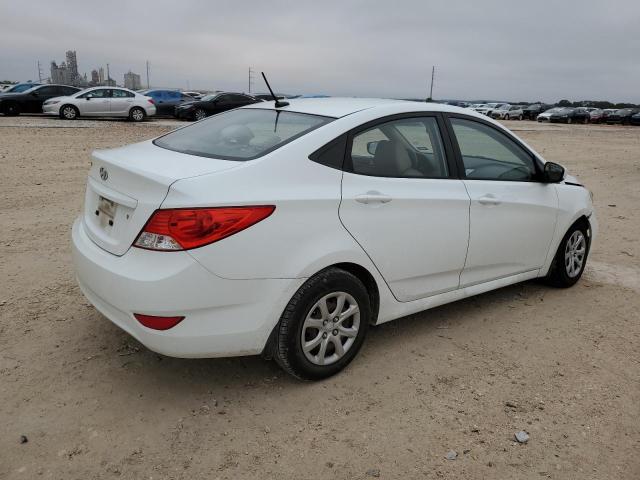 KMHCT4AE8EU762784 - 2014 HYUNDAI ACCENT GLS WHITE photo 3