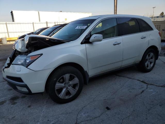 2HNYD2H25BH001114 - 2011 ACURA MDX WHITE photo 1