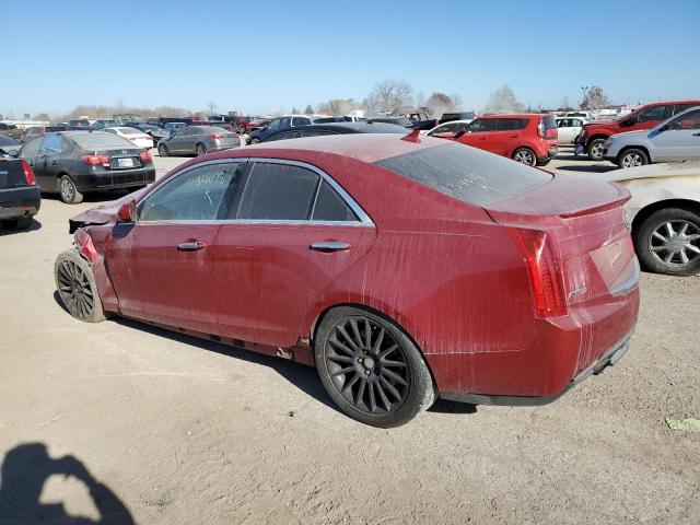 1G6AA5RAXD0134078 - 2013 CADILLAC ATS RED photo 2