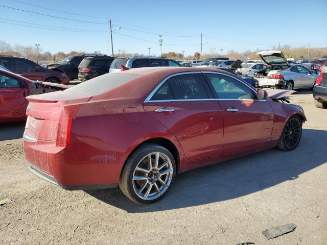 1G6AA5RAXD0134078 - 2013 CADILLAC ATS RED photo 3