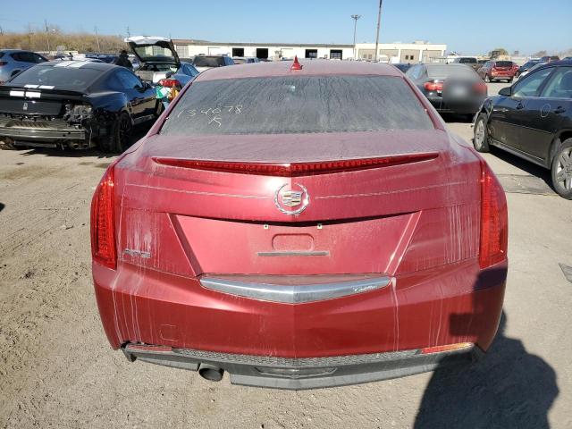 1G6AA5RAXD0134078 - 2013 CADILLAC ATS RED photo 6