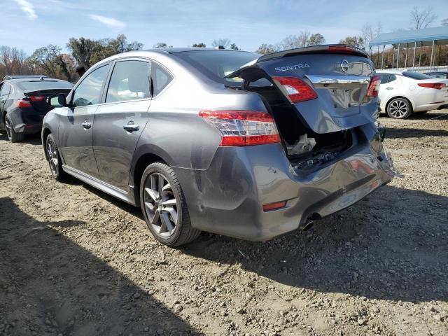 3N1AB7AP1FY313434 - 2015 NISSAN SENTRA S GRAY photo 2