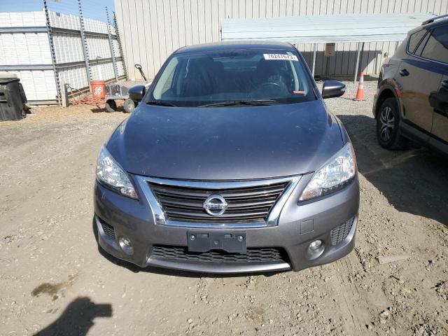 3N1AB7AP1FY313434 - 2015 NISSAN SENTRA S GRAY photo 5