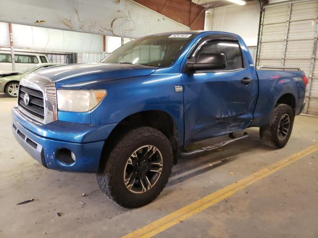 5TFKT52187X001126 - 2007 TOYOTA TUNDRA BLUE photo 1