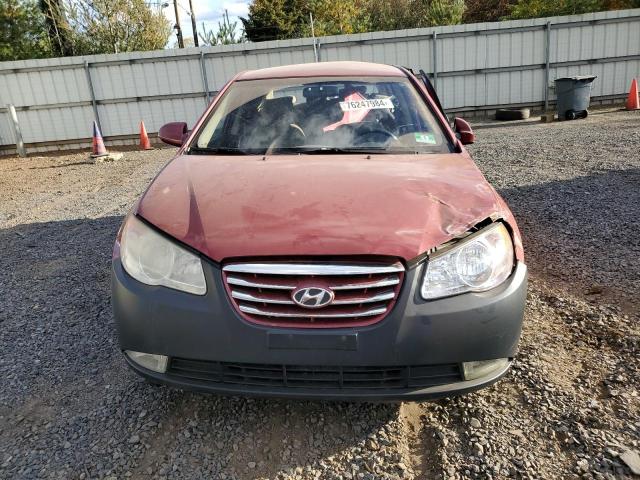 KMHDU4AD5AU182184 - 2010 HYUNDAI ELANTRA BLUE MAROON photo 5