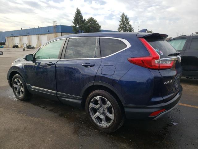 2HKRW2H58HH616688 - 2017 HONDA CR-V EX BLUE photo 2