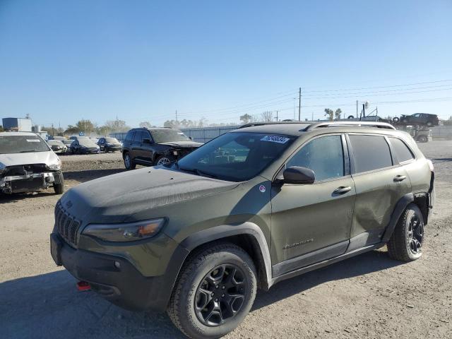 1C4PJMBX8MD102027 - 2021 JEEP CHEROKEE TRAILHAWK GREEN photo 1