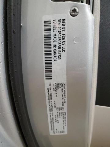 2C4RC1BG8RR131730 - 2024 CHRYSLER PACIFICA TOURING L SILVER photo 14